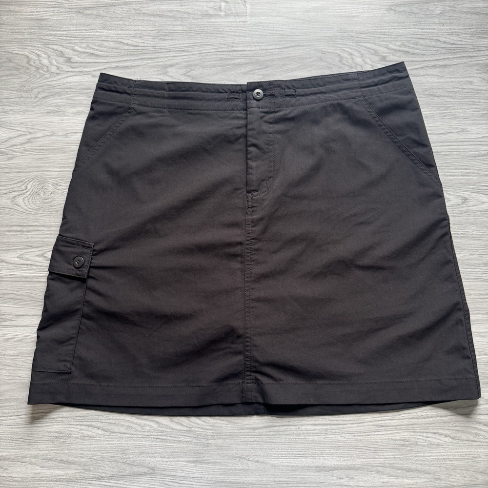Patagonia Women Black Cargo Skort Hiking Active Outdoor Skirt Size 10